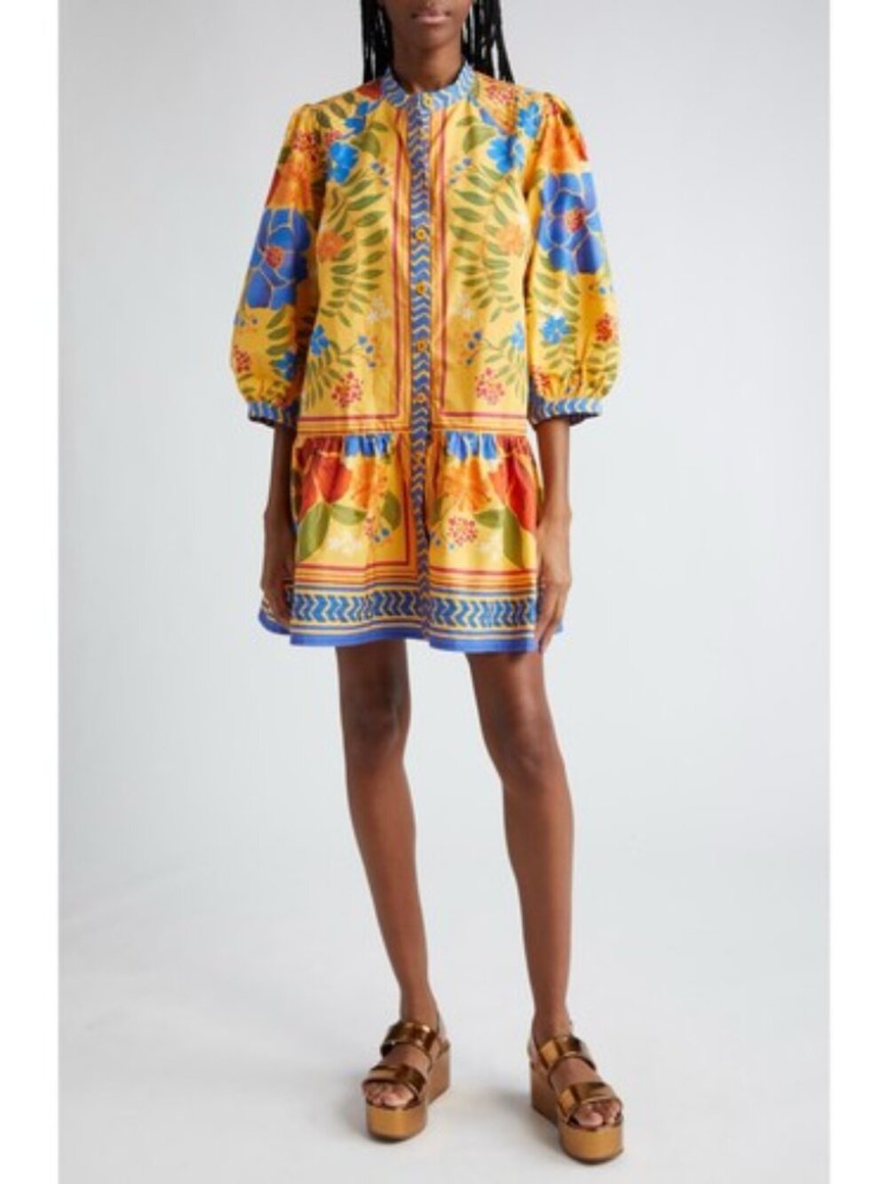 Farm Rio Floral Yard Minidress